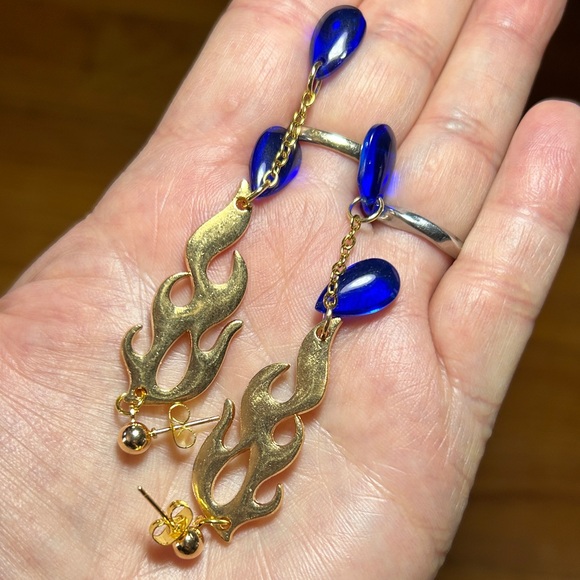 3/$25 Fire Dangle Earrings - Picture 2 of 4